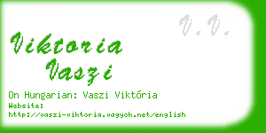 viktoria vaszi business card